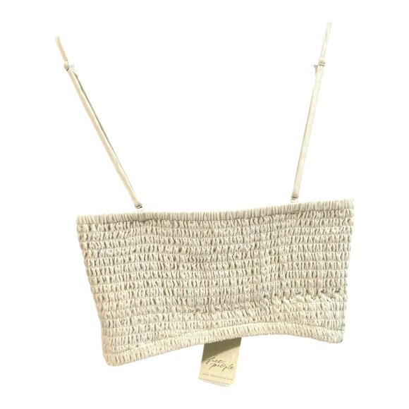 Free People Augusta Floral Design Crop Top w/Removable Straps Size Mediu… - Picture 3 of 9